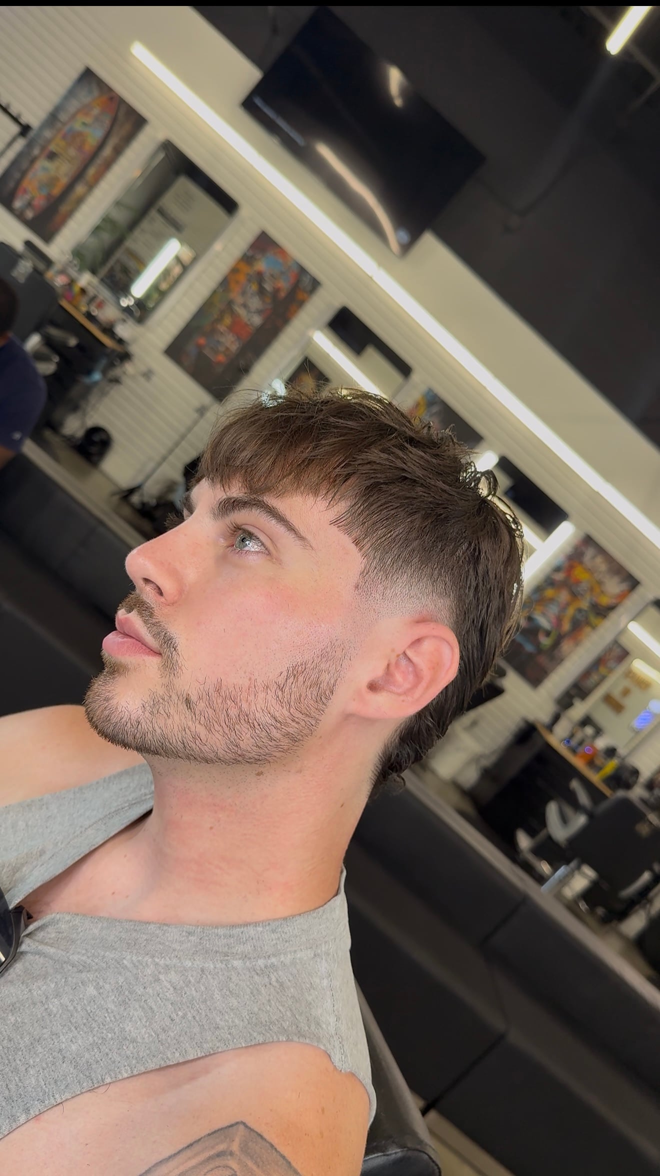 Fade cut styling